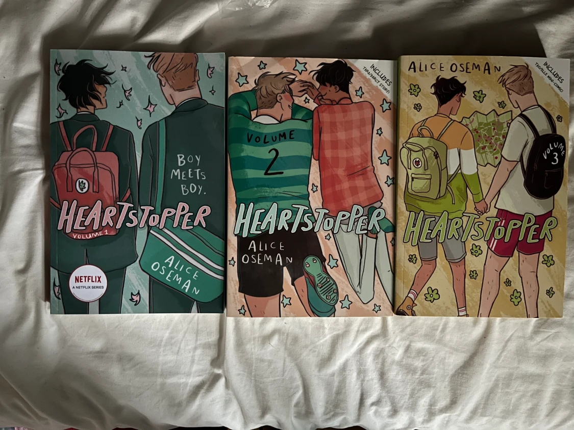 Heartstopper böcker vol 1-3