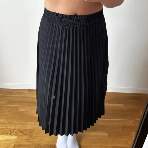 Svart plisserad kjol - Svart plisserad kjol, aldrig använd 