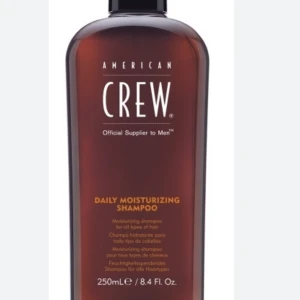  Moisture Shampoo För Män - American Crew Daily Moisture Shampoo 250 mL för Män Ett milt rengörande shampoo. Det återfuktar torr och irriterad hårbotten. 🤩🤩