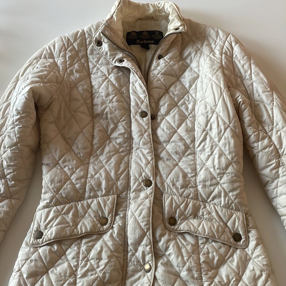 Barbour jacka sale beige