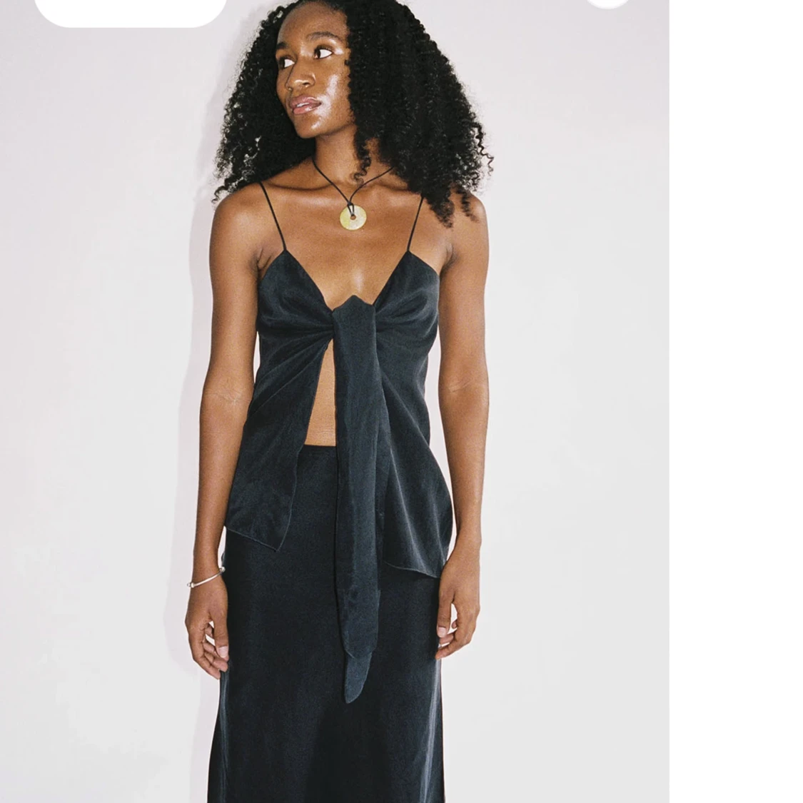 Djerf Avenue - Tie tank top ash - 91