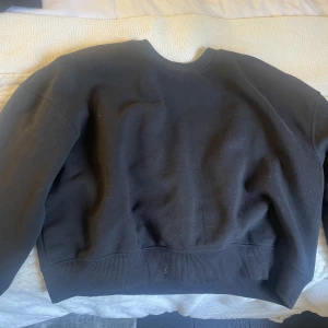 Svart sweatshirt  - Sparsamt använd 
