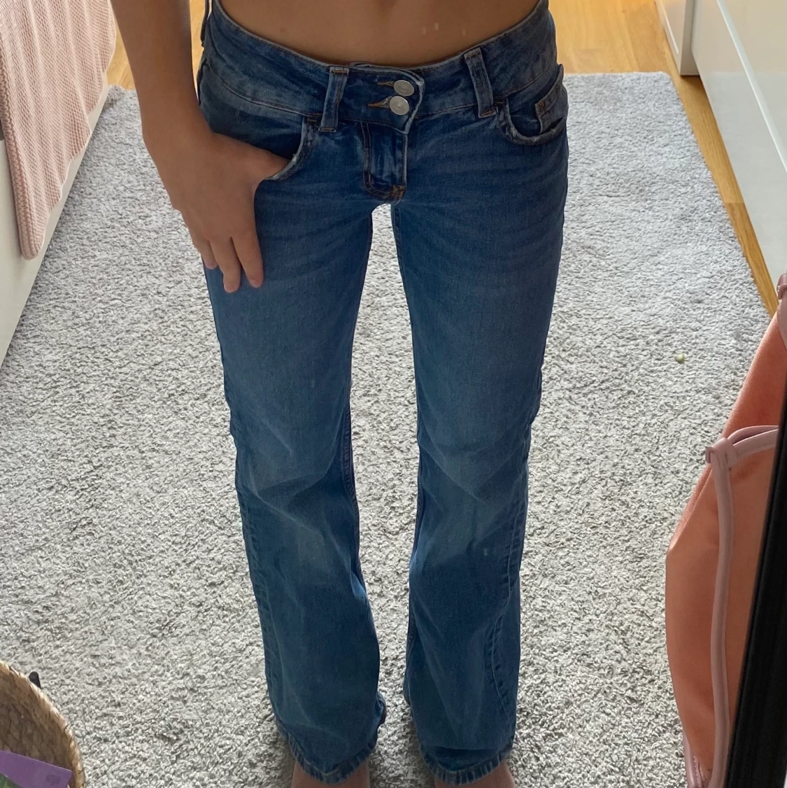 Jeans med snygga fickor - 90