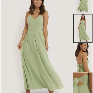 Balklänning - Fin långklänning som användes på balen i nian för 2 år sedan🌷aldrig använd efter det så i bra skick utan fläckar🌸 går precis ned till marken på mig som är 167cm🌷 Nypris 499kr från NA-KD