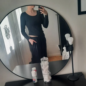 Topp - Basic svart topp i bomull