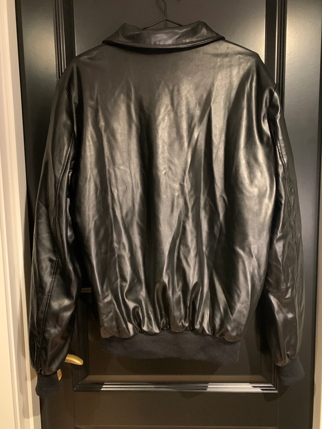 Snygg konstläder jacka - 90