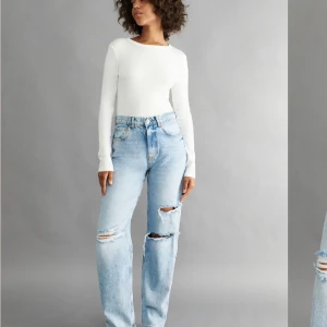 Söndriga ljusa jeans - Mycket bra skick! Highwaist