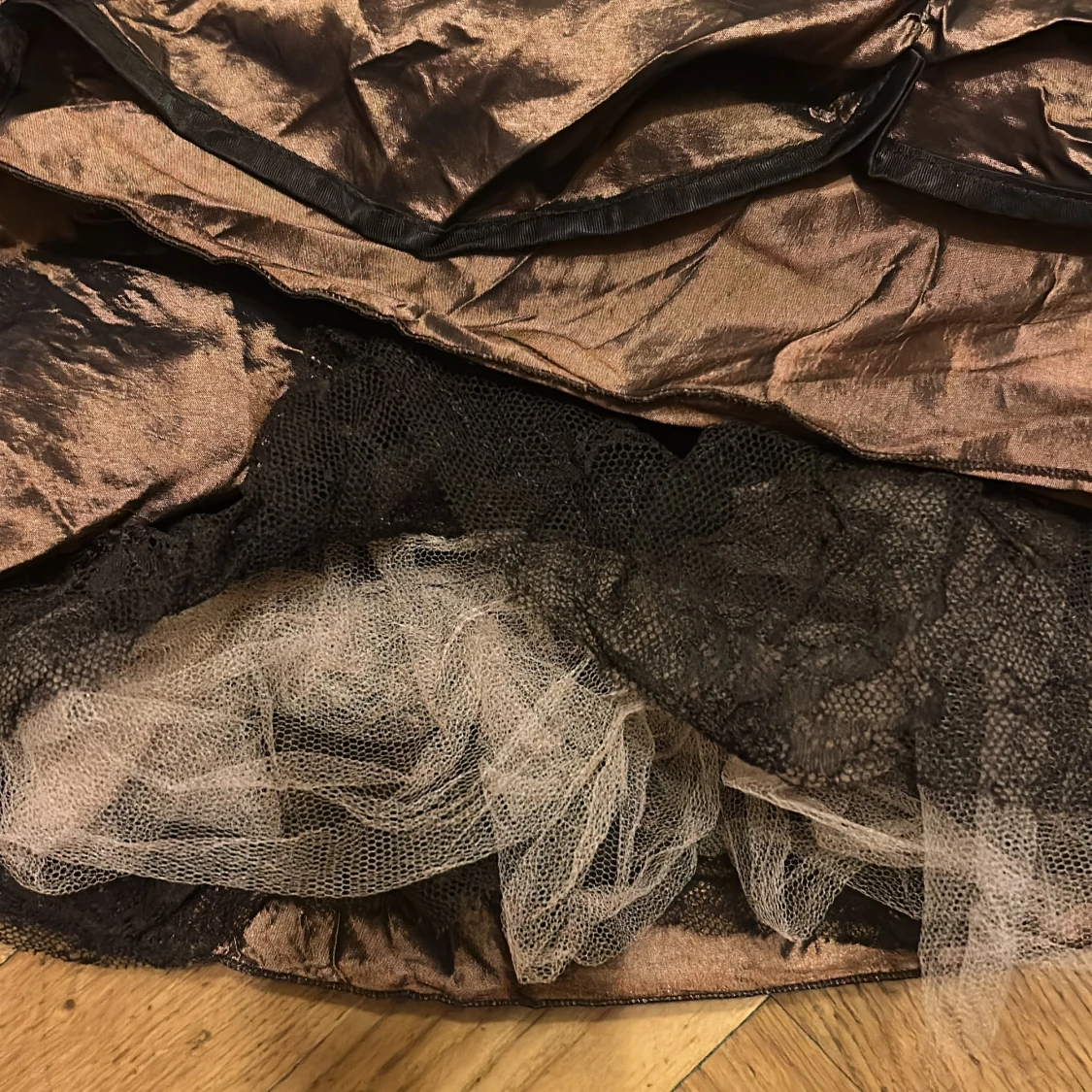 metallisk minikjol - 90