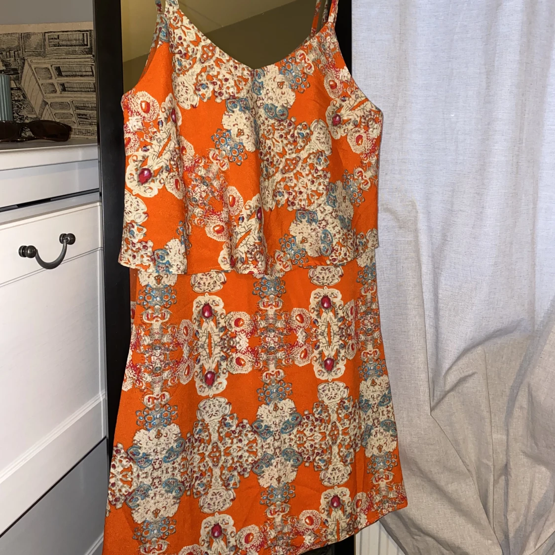 Fin, mönstrad klänning - 91