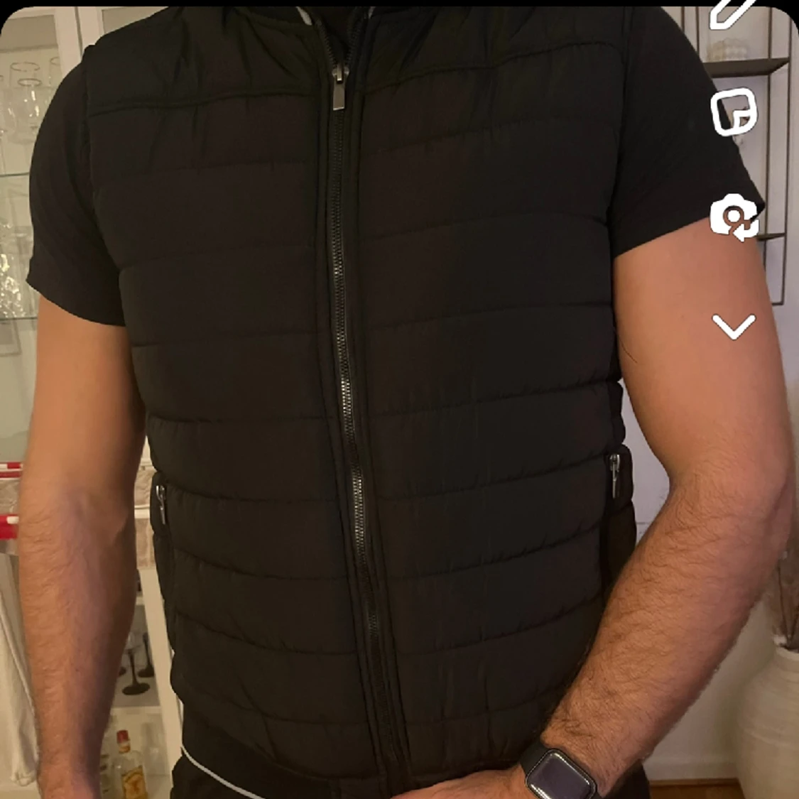 Väst med luva  - 90