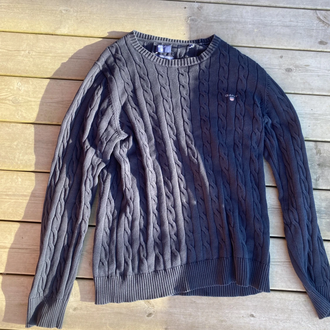 Klassisk GANT ”Cotton Cable” Tröja