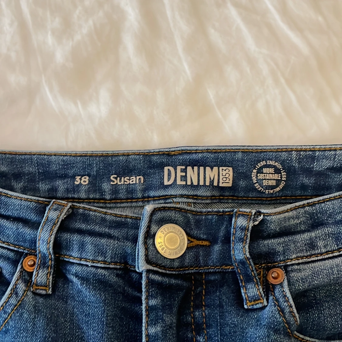 Bootcut jeans blå - 90