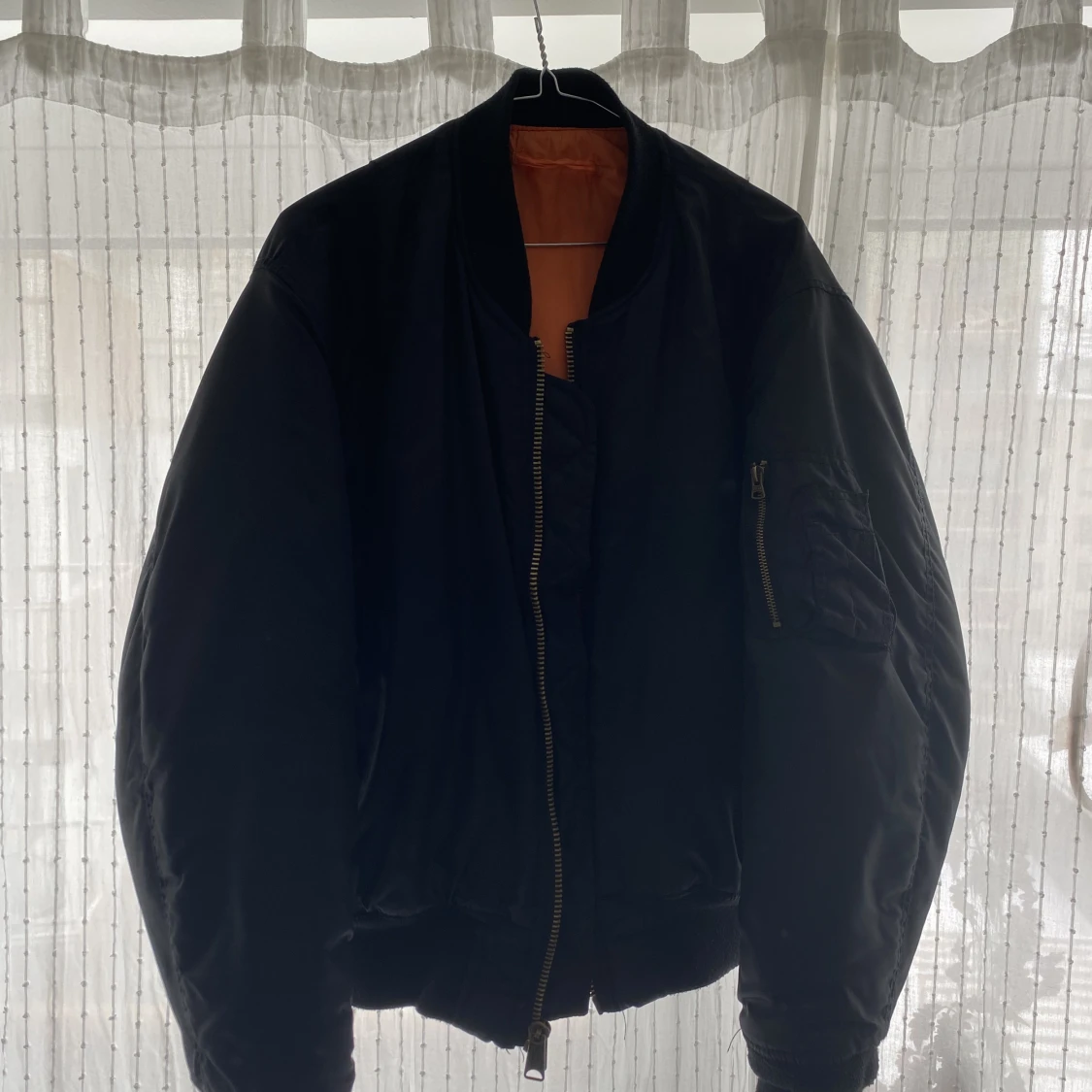 Svart Bomberjacka - 90