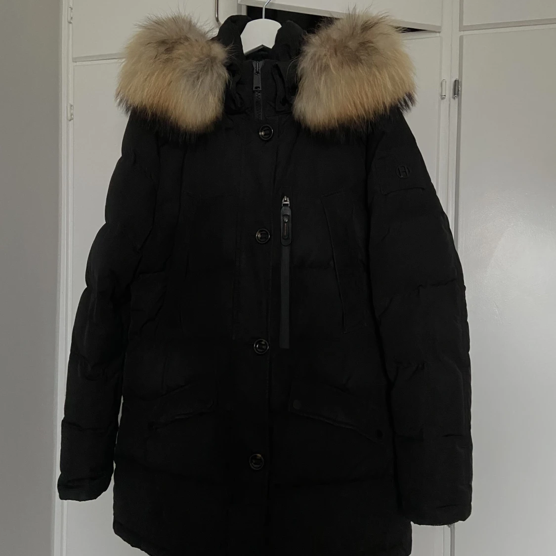 Hollies jacka äkta päls