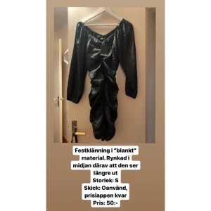 Fest klänning - KOM GÄRNA MED EGET PRISFÖRSLAG. Pm för fler bilder!