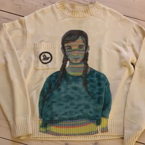 Sicko Sweater - Beige vit inte äkta strl M grym kvalité