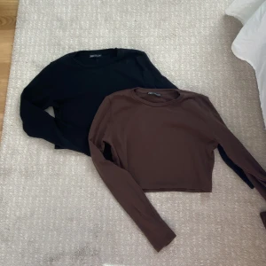 Crop top  - Säljer dessa två tröjorna fårn Zara. Kommer aldrig till användning. Båda för 300 kr 