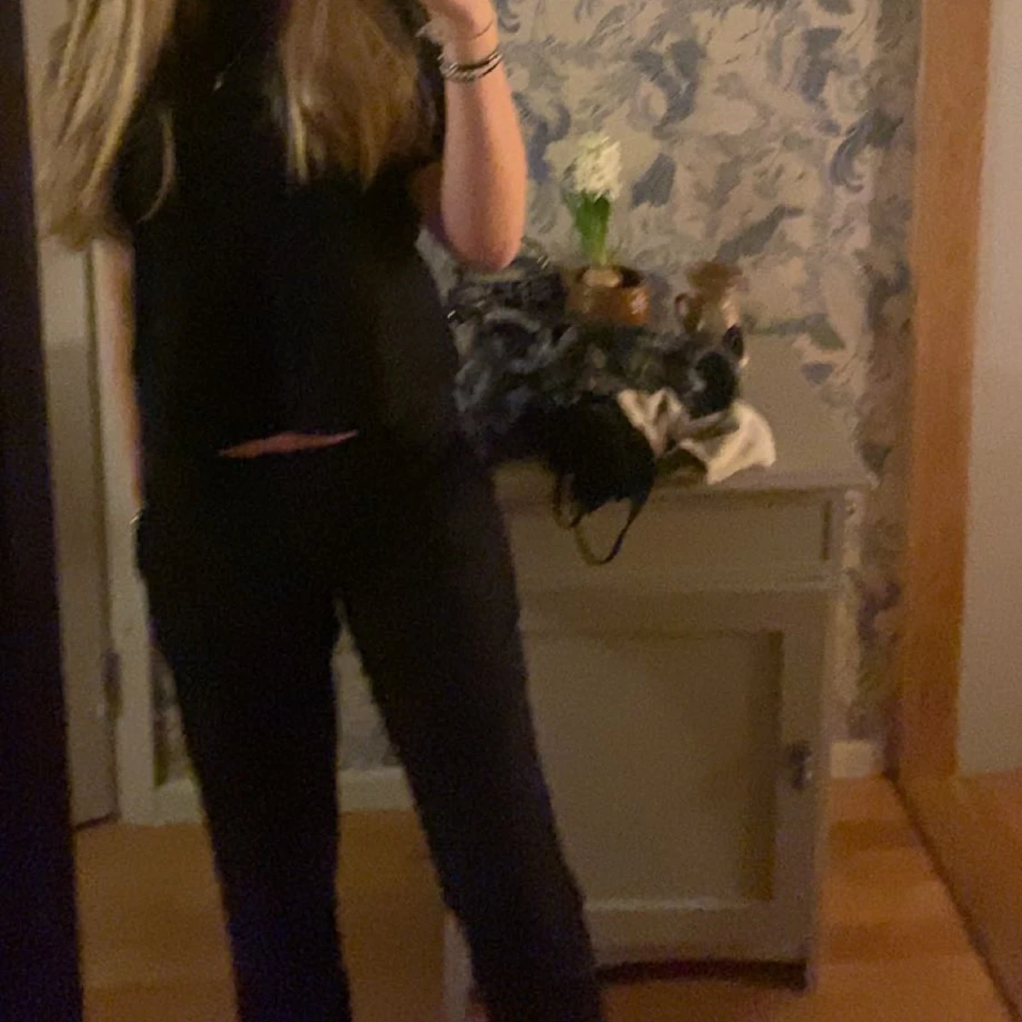 Lågmidjade kostymbyxor - 91