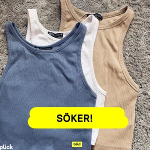 Zara Linnen - ⚠️SÖKER SÄLJER IT⚠️ Söker dom här zara linnena, snälla skriv om ngn säljer dom här elle något annat linkande linne❤️🌺 Vill helst ha i färgen blå! Men någon annan färg går också bra. Helst storlek S eller XS❤️