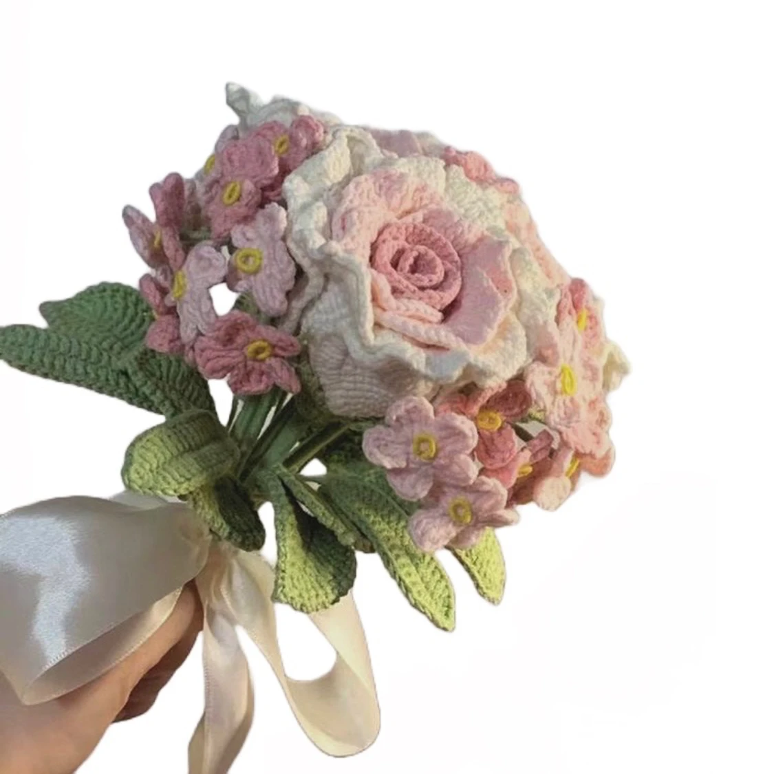 Beställningsvara - Virkade blommor/bukett