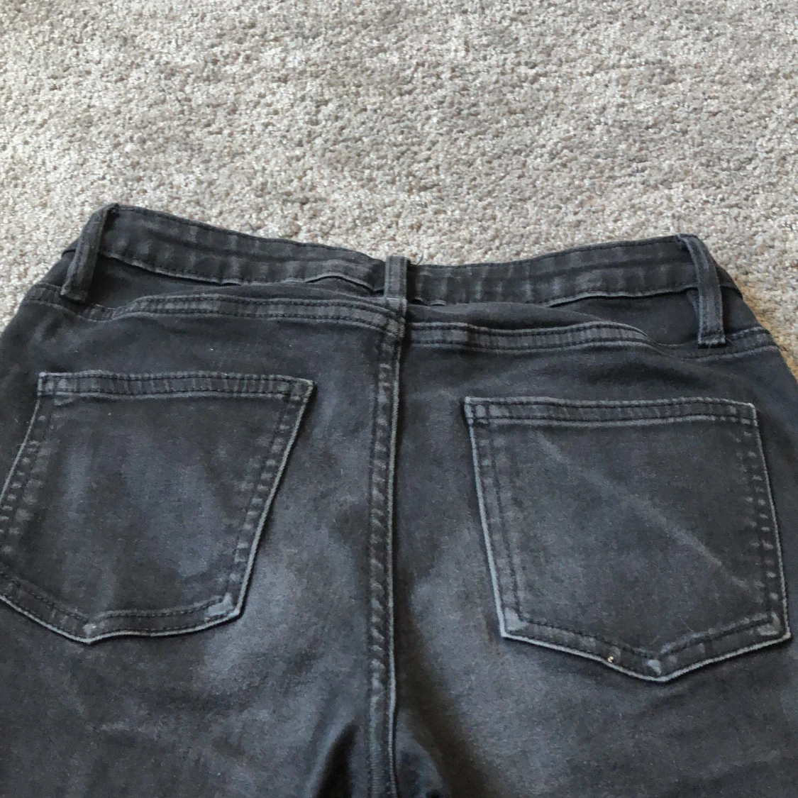 Svarta bootcut jeans - 91