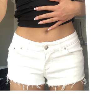 INTRESSEKOLL på mina vita lågmidjade shorts från Gina Tricot💞