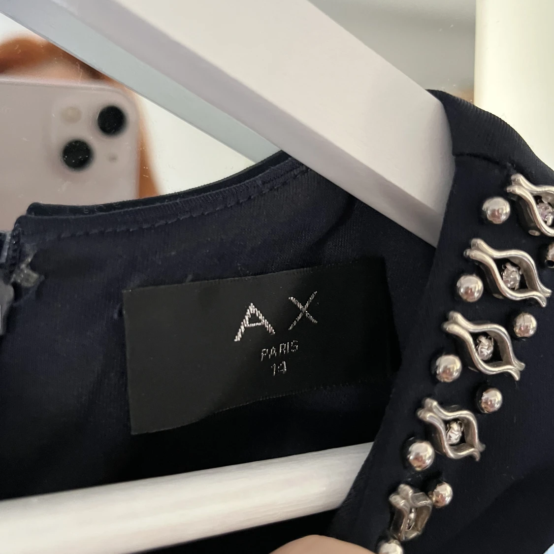 Mörkblå finklänning - 91