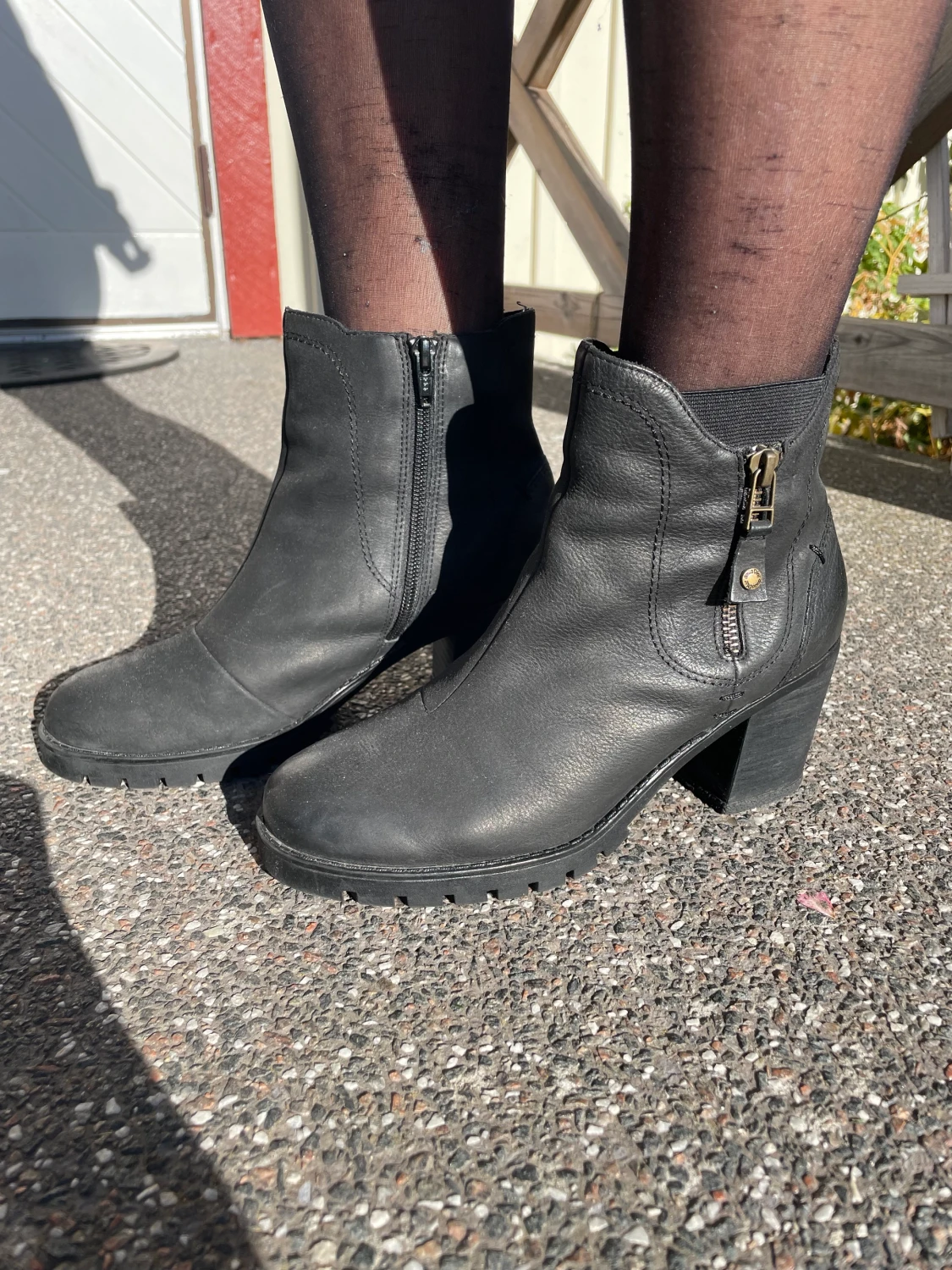 Svarta stövletter - 90