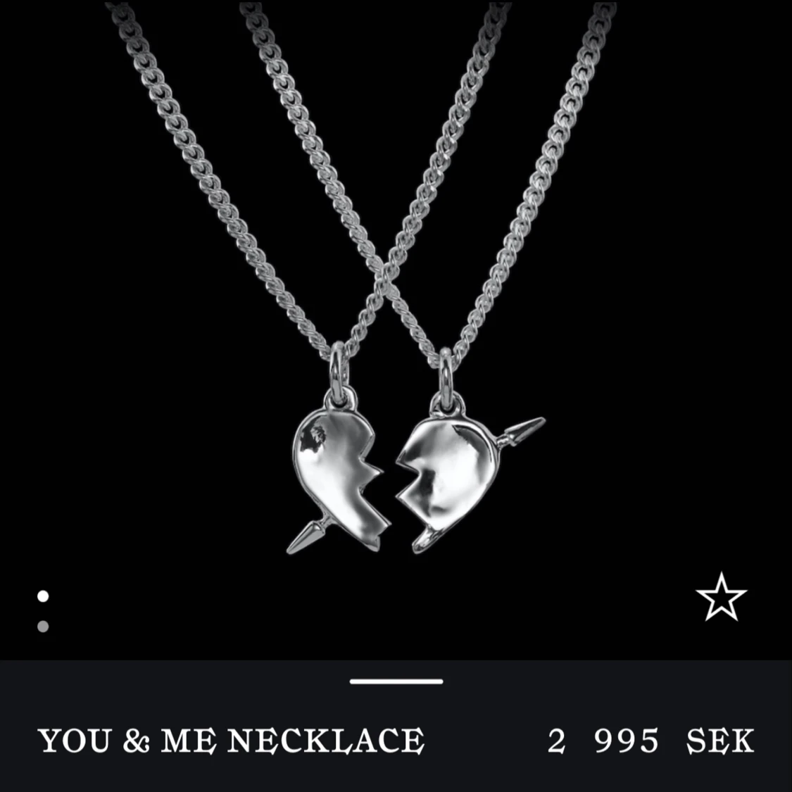 You and me neckless