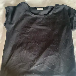 Säljer denna vanliga svarta t shirten i bra skick