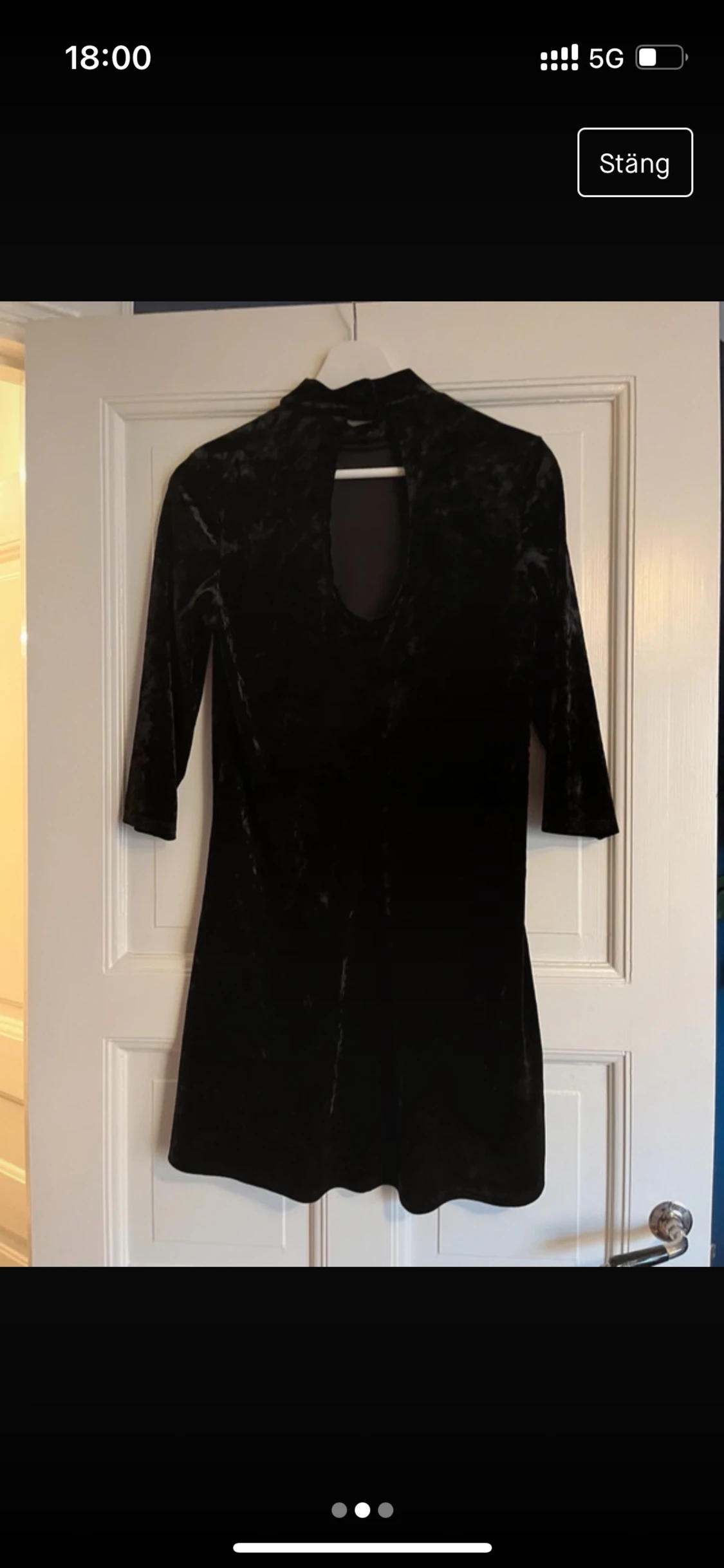 Sammetsklänning - 90