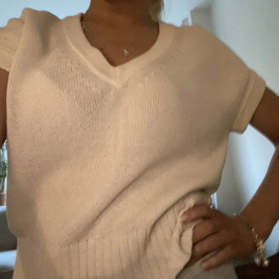 Stickad t-shirt - 91