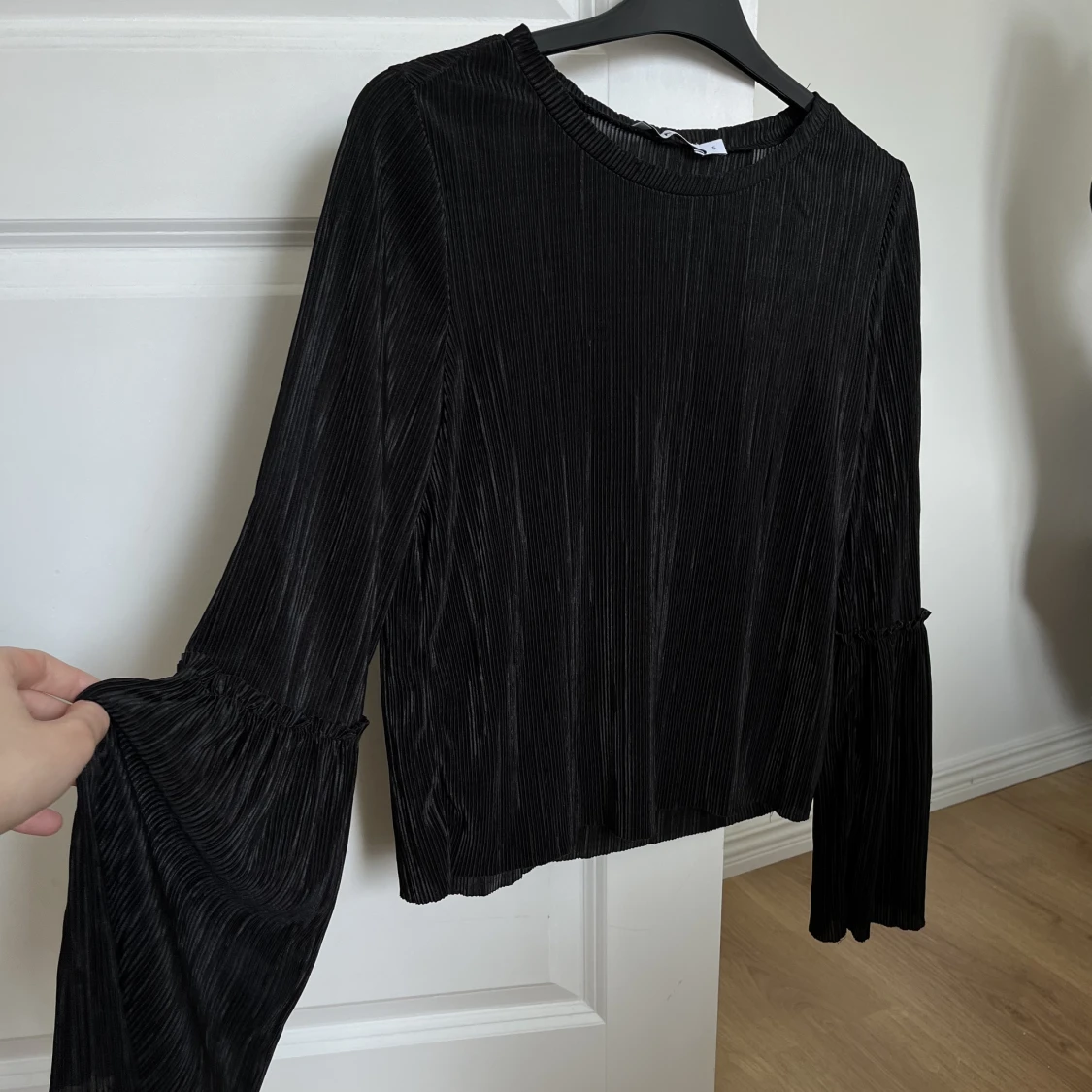 Svart långärmad fest topp - 90