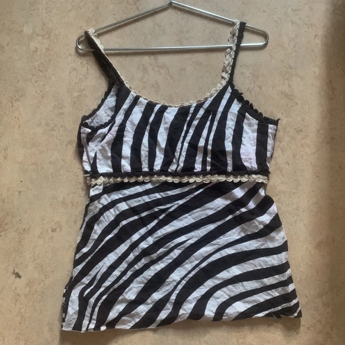 Zebra randig topp - 90