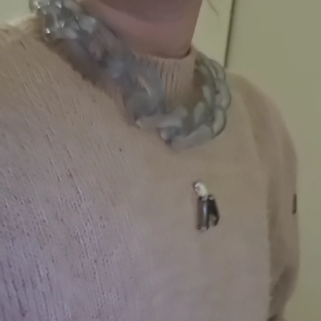 Tjockt kjedjehalsband  - 91