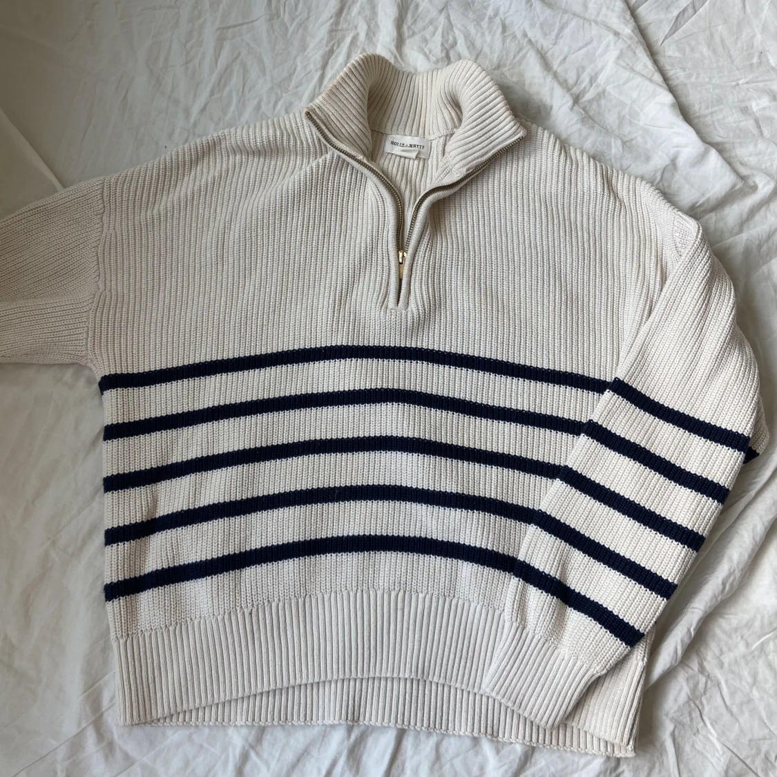 Ribbstickad sommartröja