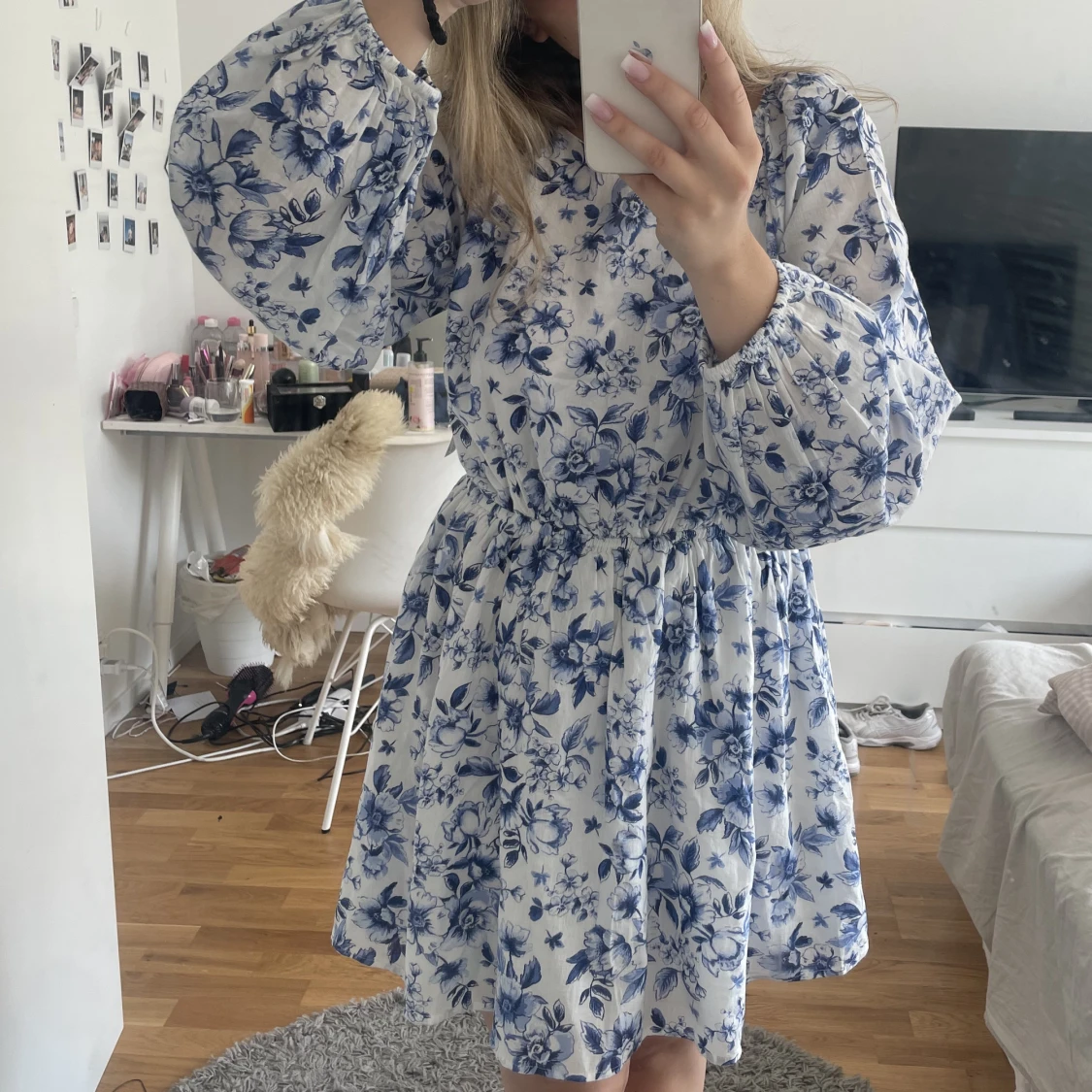 Blommigklänning - 90