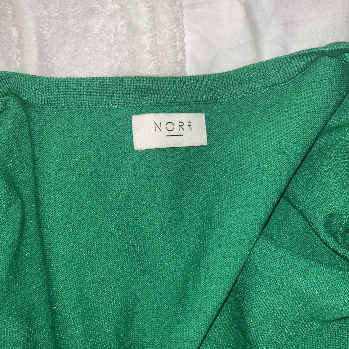 Grön glitterkofta - 90