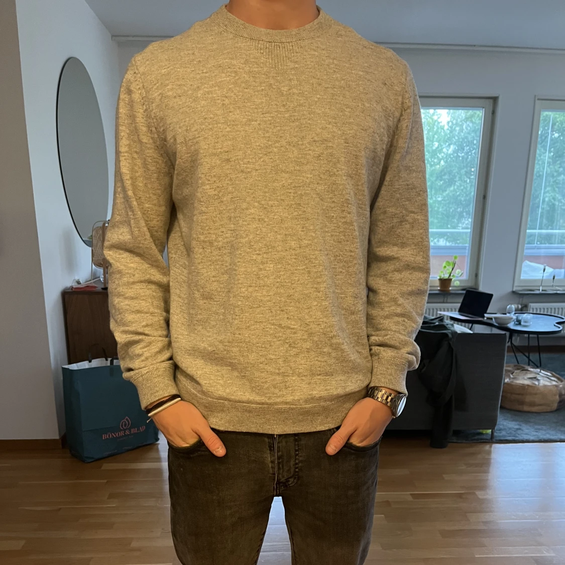 Massimo dutti stickad tröja