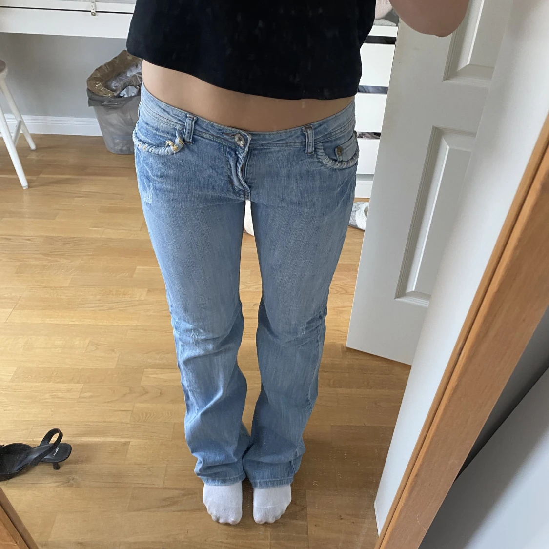 Lågmidjade jeans