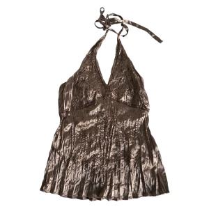 Brons halterneck  - Brons halterneck topp. Några paljetter har lossnat. Kontakta vid intresse <3