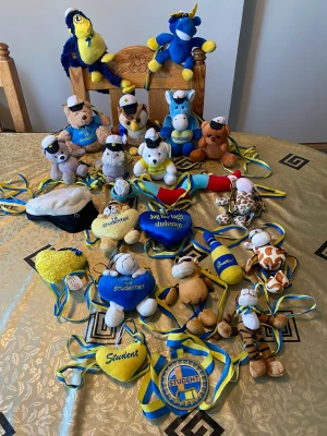 Studentnallar - 20kr styck för dom 5 stora längst bak på bilden! 10kr styck för dom andra små  300 för allt 