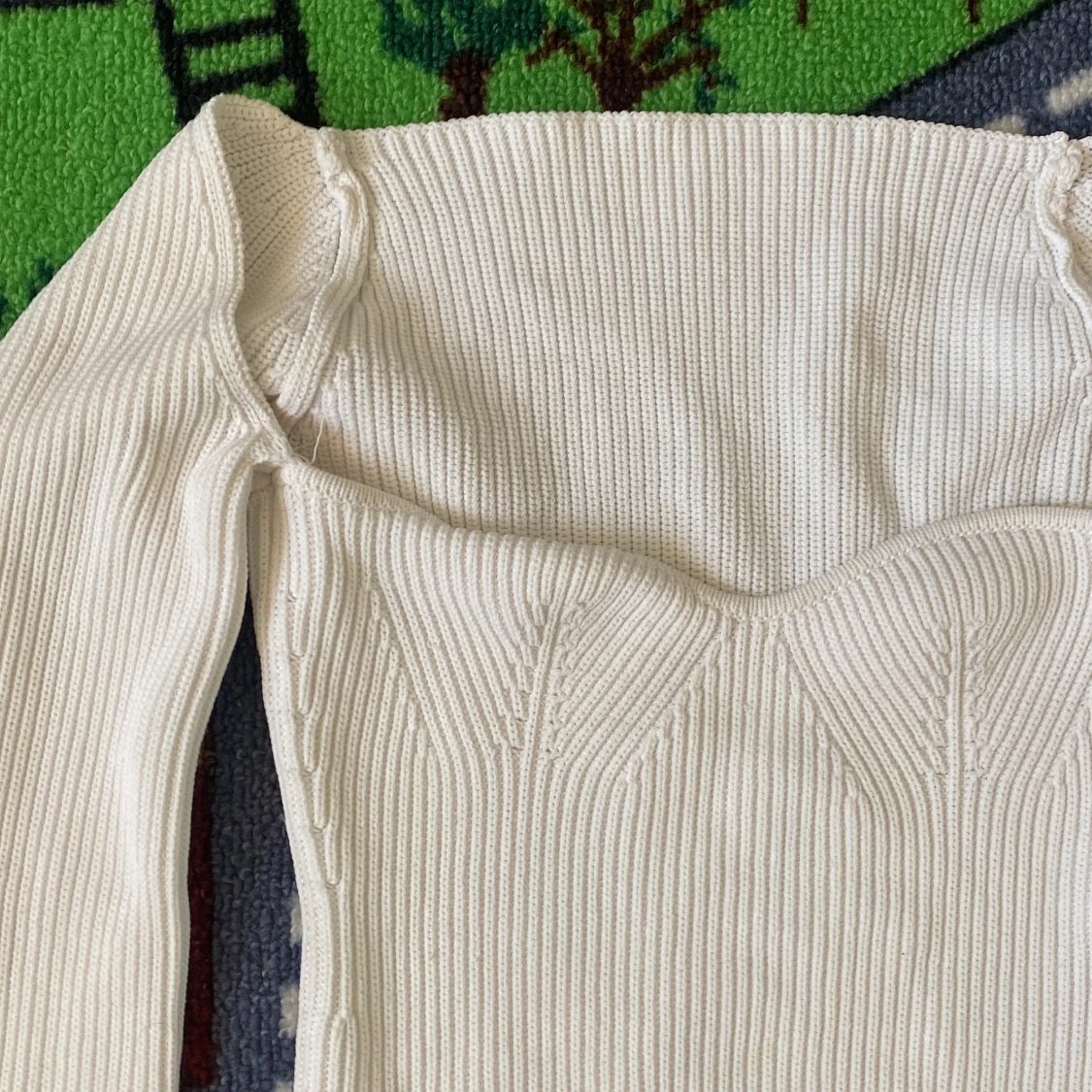 Ribbad tröja - 90