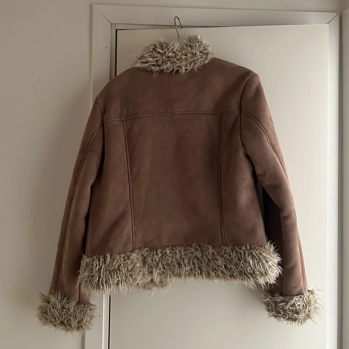 Vintagejacka med päls  - 90
