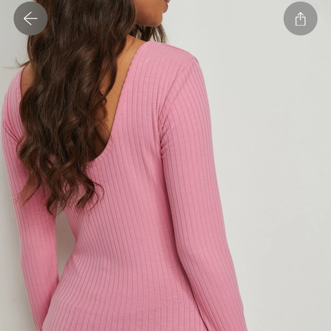 Rosa långärmad  - 90