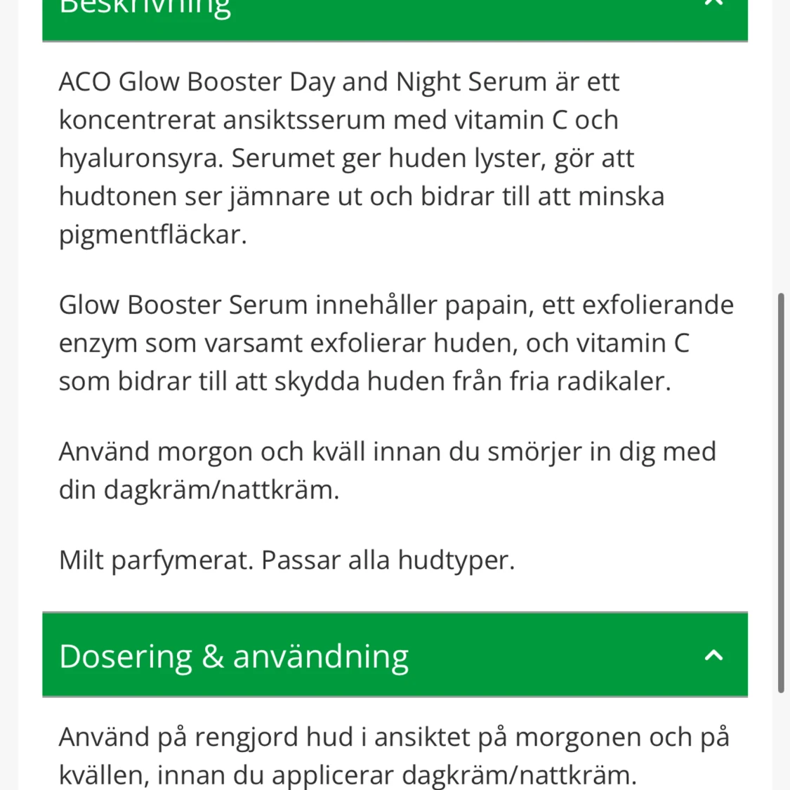 ACO Glow Booster Vitamin C Serum 30 ml - 90