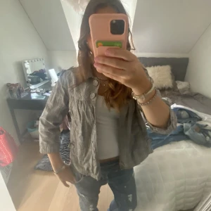 Trekvartsärmad jacka - Trekvartsärmad rutig jacka💓💓