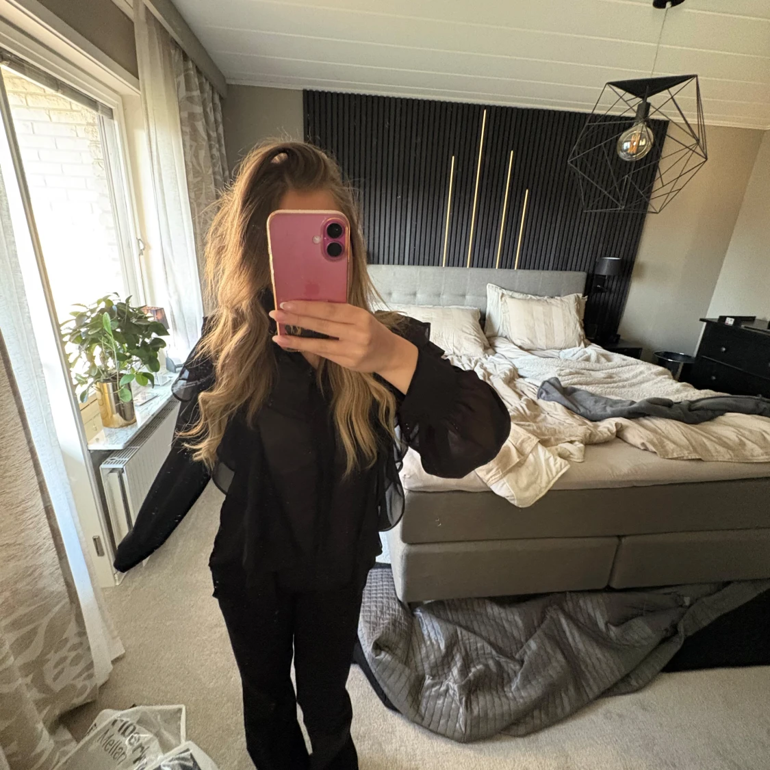 Svart fin blus🩷 - 1