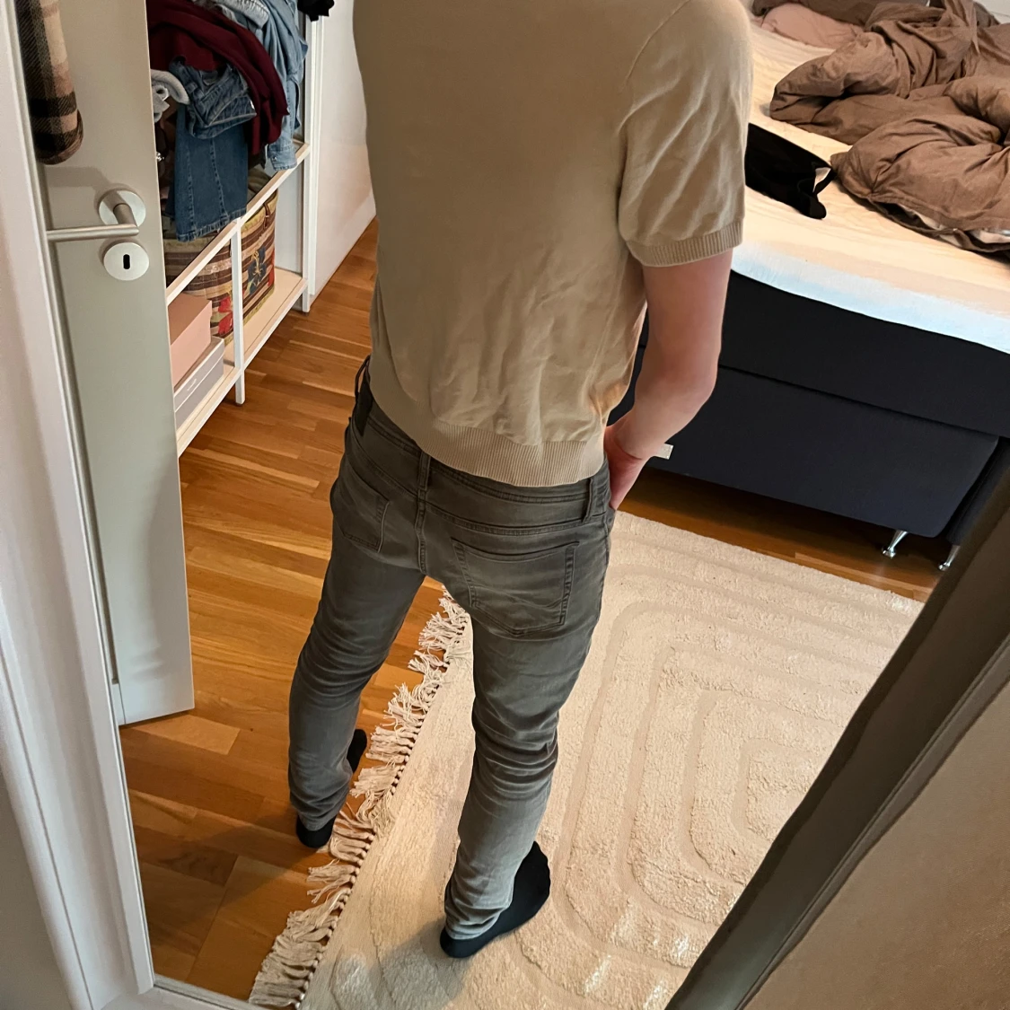 Beige pikétröja - 1