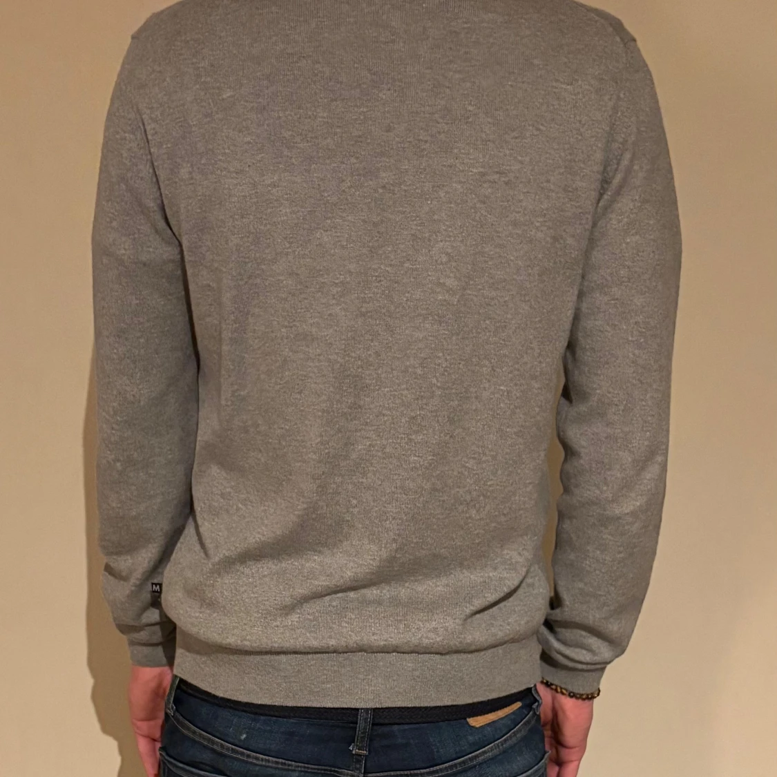 Grå långärmad pikétröja från Martinique europé  - 1